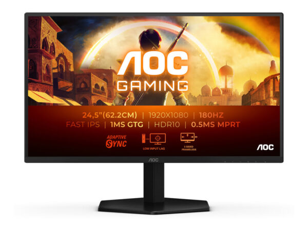 AOC G4 25G42E Monitor PC 62,2 cm (24.5") 1920 x 1080 Pixel Full HD LED Nero, Rosso