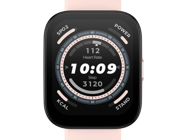 Amazfit Bip 5 4,85 cm (1.91") TFT 45.9 mm Digitale 320 x 380 Pixel Touch screen Rosa GPS (satellitare)