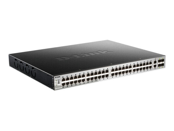 D-Link DGS-3130-54PS Gestito L3 Gigabit Ethernet (10/100/1000) Supporto Power over Ethernet (PoE) Nero, Grigio