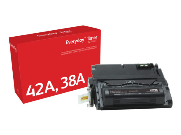 Everyday Toner  di Xerox Nero compatibile con HP 38A (Q5942A/ Q1338A), Capacità standard