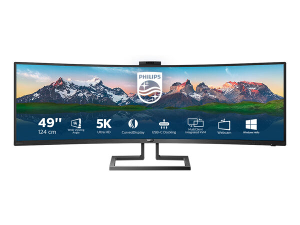 Philips P Line Display LCD curvo in 32:9 SuperWide 499P9H/00