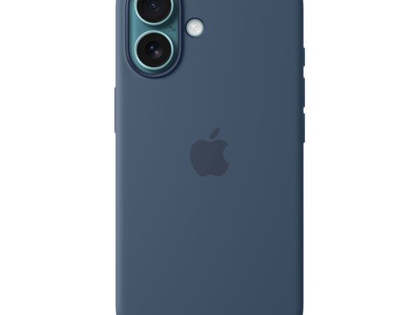 Apple Custodia MagSafe in silicone per iPhone 16 - Denim