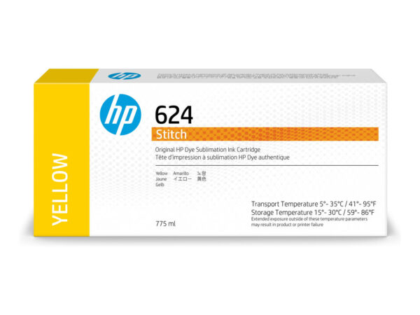 HP Cartuccia inchiostro 624 Stitch Dye Sublimation, giallo, da 775 ml