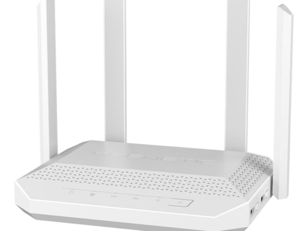 Keenetic Hero Router Wi-Fi 6 mesh AX3000 multi-Gigabit, 4 porte 1 Gigabit e 1 porta 2.5 Gigabit, porta combinata SFP, porte USB 2.0 e USB 3.0