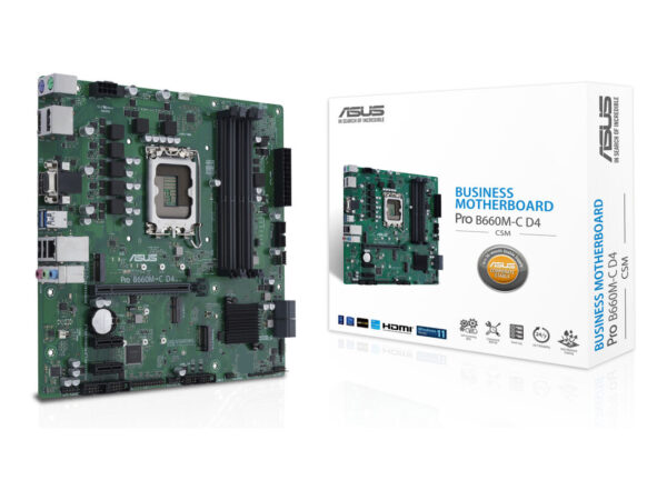 ASUS PRO B660M-C D4-CSM Intel B660 LGA 1700 micro ATX