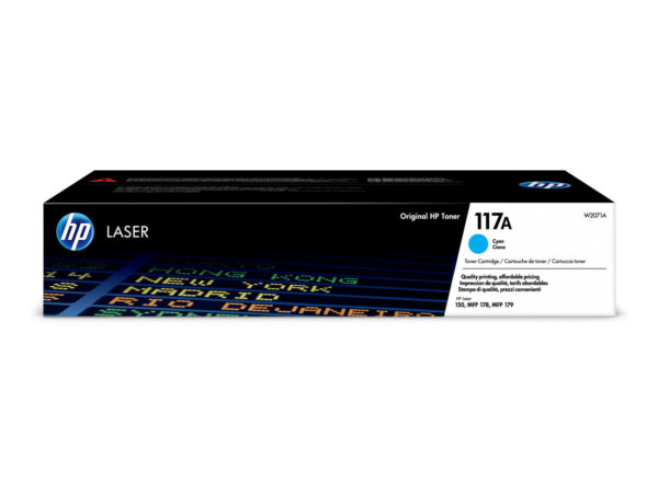 HP Cartuccia toner ciano per stampante laser originale 117A