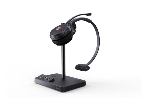 Yealink WH62 Mono UC Auricolare Wireless A Padiglione Ufficio Micro-USB Base di ricarica Nero