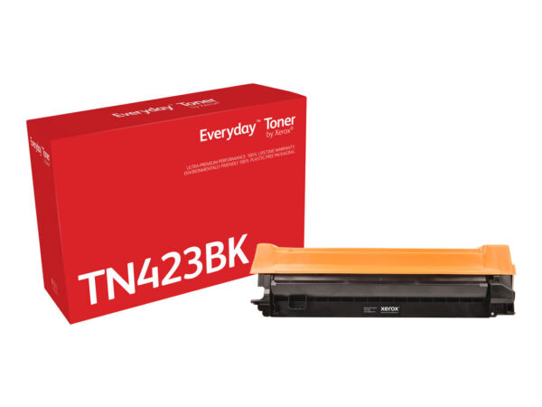 Everyday Toner  di Xerox Nero compatibile con Brother TN-423BK, Alta capacità