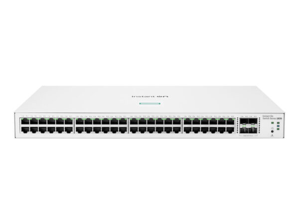 HPE Aruba Networking Switch Networking Instant On 1830 48 porte Gigabit 4 porte SFP