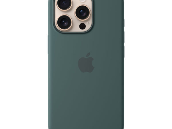 Apple Custodia MagSafe in silicone per iPhone 16 Pro - Verde lago