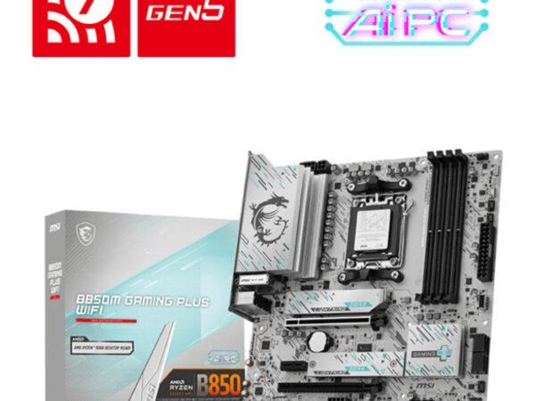 MSI B850M GAMING PLUS WIFI AMD B850 Socket AM5 micro ATX