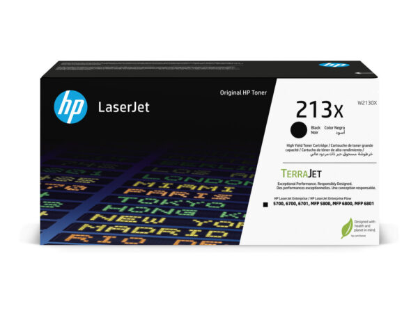 HP Cartuccia toner originale nero ad alta capacità LaserJet 213X
