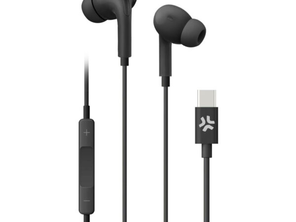 Celly UP1200TYPECBK cuffia e auricolare Cablato In-ear Musica e Chiamate USB tipo-C Nero