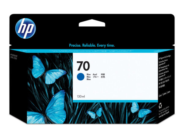 HP Cartuccia inchiostro blu 70, 130 ml