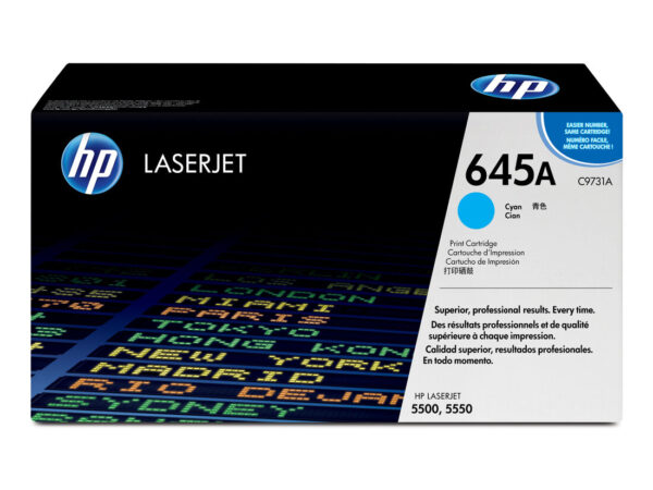 HP Cartuccia Toner originale ciano LaserJet 645A
