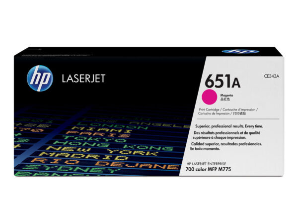 HP Cartuccia Toner originale magenta LaserJet 651A