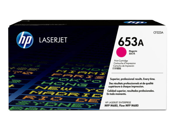HP Cartuccia toner originale magenta LaserJet 653A