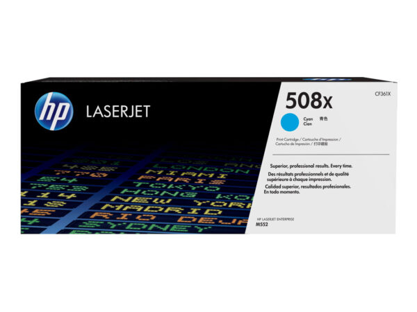HP Cartuccia Toner ciano originale ad alta capacità LaserJet 508X