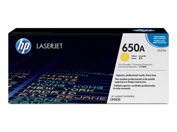 HP Cartuccia Toner originale giallo LaserJet 650A