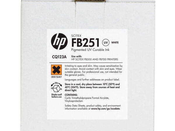HP Inchiostro bianco Scitex 2 litri FB251