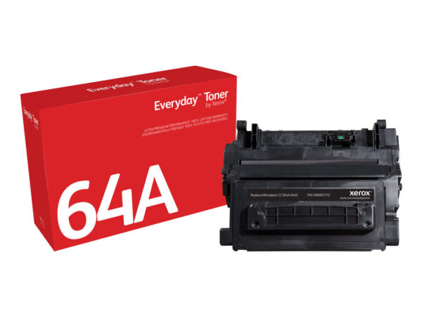 Everyday Toner  di Xerox Nero compatibile con HP 64A (CC364A), Capacità standard