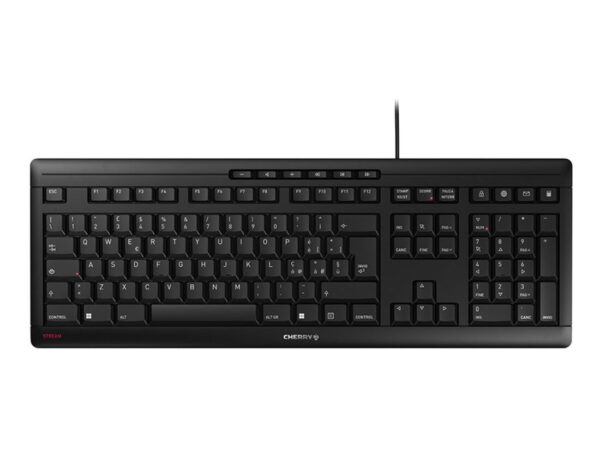 CHERRY STREAM tastiera Universale USB QWERTY Italiano Nero