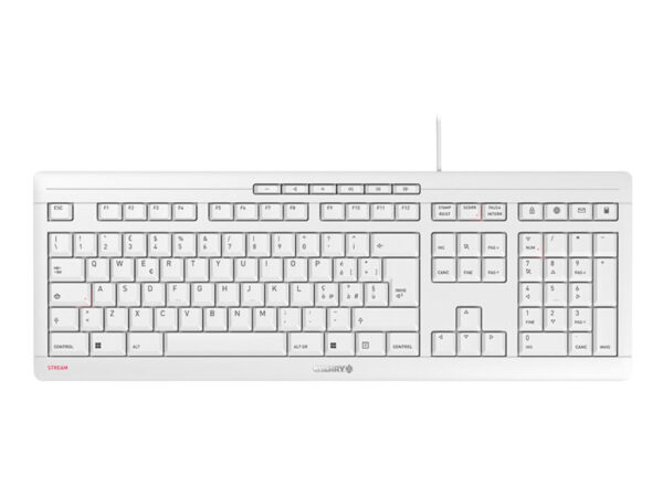 CHERRY STREAM tastiera Universale USB QWERTY Italiano Grigio