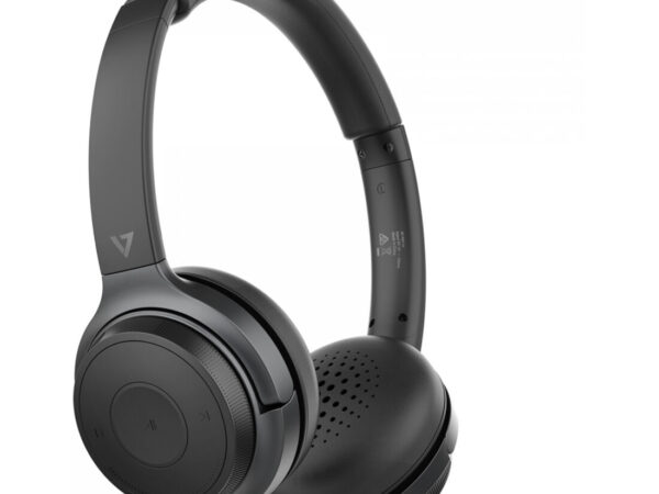 V7 HB600S cuffia e auricolare Wireless A Padiglione Musica e Chiamate USB tipo-C Bluetooth Nero