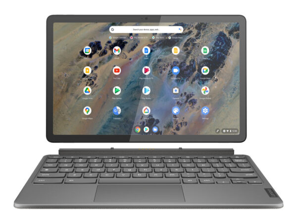 Lenovo IdeaPad Duet 3 Chrome 11Q727 Qualcomm Snapdragon 7c Gen 2 Chromebook 27,8 cm (10.9") Touch screen 2K 8 GB LPDDR4x-SDRAM 128 GB eMMC Wi-Fi 5 (802.11ac) ChromeOS Italiano Grigio