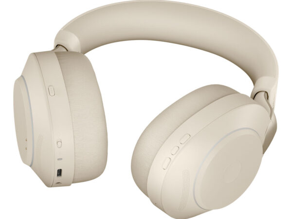 Jabra Evolve2 85 Auricolare Con cavo e senza cavo A Padiglione Ufficio USB tipo-C Bluetooth Beige
