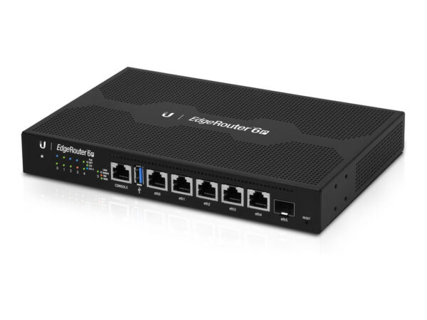 Ubiquiti Networks EdgeRouter 6P router cablato Gigabit Ethernet Nero