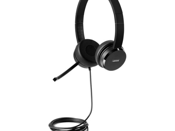 Lenovo 4XD0X88524 cuffia e auricolare Cablato A Padiglione Ufficio Nero