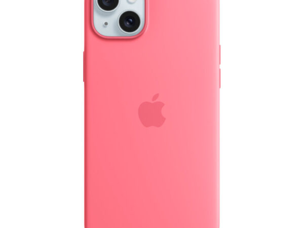 Apple Custodia MagSafe in silicone per iPhone 15 Plus - Rosa