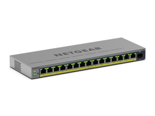 NETGEAR GS116EPP Gestito L2/L3 Gigabit Ethernet (10/100/1000) Supporto Power over Ethernet (PoE) Grigio