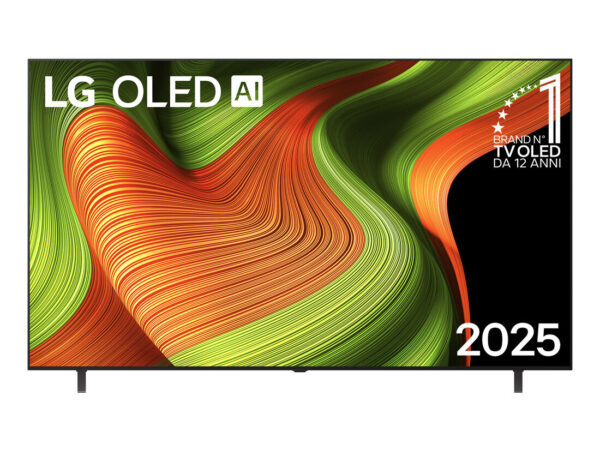 LG OLED AI OLED77B56LA TV Serie B5 77" 4K, α8 Gen2, Dolby Vision, 20W, 4 HDMI con VRR 120Hz, G-Sync, Smart TV WebOS 25