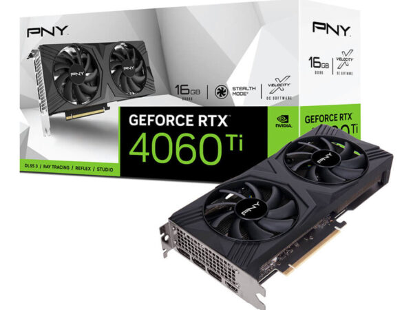 PNY GeForce RTX 4060 Ti VERTO Dual Fan NVIDIA 16 GB GDDR6