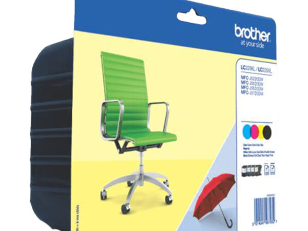 Brother LC-229XLVALBP cartuccia d'inchiostro 4 pz Originale Nero, Ciano, Magenta, Giallo