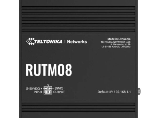 Teltonika RUTM08 router cablato Gigabit Ethernet Nero