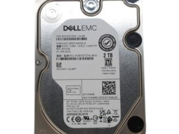 DELL 400-BRCT disco rigido interno 2 TB 7200 Giri/min 3.5" Serial ATA III