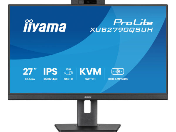 iiyama ProLite XUB2790QSUH-B2 Monitor PC 68,6 cm (27") 2560 x 1440 Pixel Wide Quad HD LED Nero