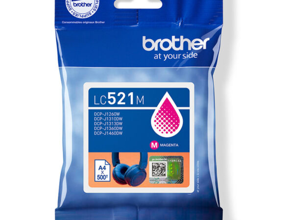 Brother LC521M cartuccia d'inchiostro 1 pz Originale Magenta