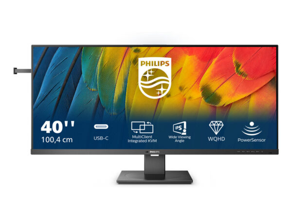Philips 5000 series 40B1U5600/00 Monitor PC 101,6 cm (40") 3440 x 1440 Pixel Wide Quad HD LCD Nero