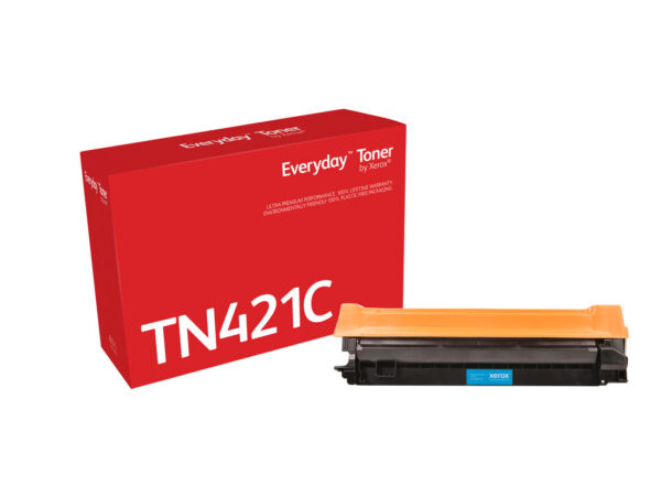 Everyday Toner  di Xerox Ciano compatibile con Brother TN-421C, Capacità standard