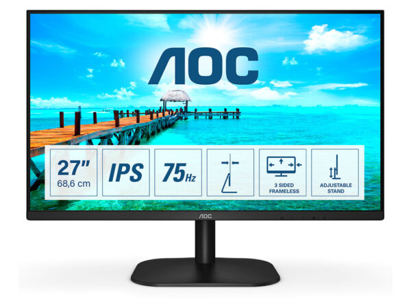 AOC B2 27B2DA LED display 68,6 cm (27") 1920 x 1080 Pixel Full HD Nero
