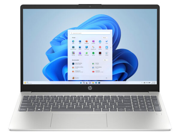 HP Laptop 15-fd0092nl Intel Core i7 i7-1355U Computer portatile 39,6 cm (15.6") Full HD 16 GB DDR4-SDRAM 512 GB SSD Wi-Fi 6 (802.11ax) Windows 11 Home Argento