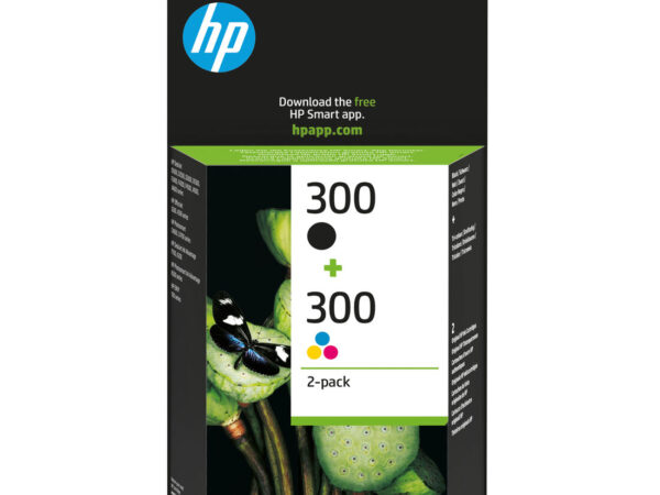 HP Confezione da 2 cartucce originali di inchiostro nero/tricromia 300