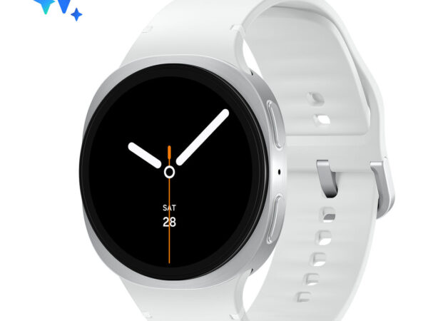 Samsung Galaxy Watch8 (Silver, BT, 40mm), Smartwatch Galaxy AI, allenatore personale, design resistente agli urti, processore 3nm, monitoraggio attività fisica e sonno, One UI 8