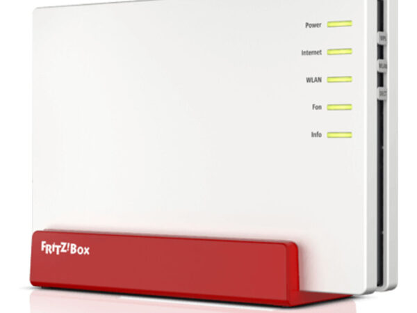 Box FRITZ! 7583 VDSL INT router wireless Gigabit Ethernet Dual-band (2.4 GHz/5 GHz) Rosso, Bianco