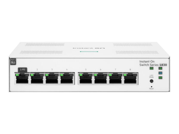 HPE Aruba Networking Switch Networking Instant On 1830 8 porte Gigabit