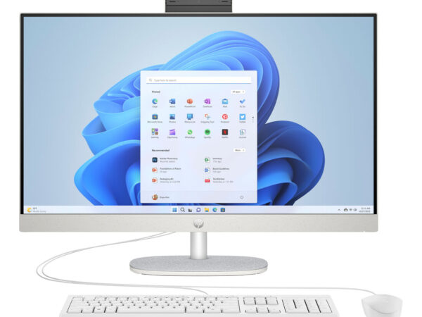 HP 27-cr0047nl Intel Core i5 i5-1335U 68,6 cm (27") 1920 x 1080 Pixel PC All-in-one 16 GB DDR4-SDRAM 1 TB SSD Windows 11 Home Wi-Fi 6 (802.11ax) Bianco
